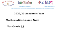 Mathematics Lesson Note for Grade 11 (3).pptx